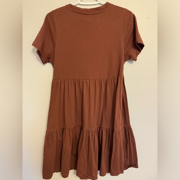 Tiered mini tshirt dress - Picture 2 of 2